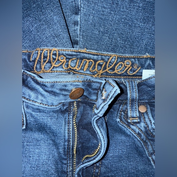 WRANGLER WOMEN'S RETRO MEDIUM WASH HIGH RISE FLARE JEANS 11MPFJW sz 27 x 36 - Picture 9 of 11